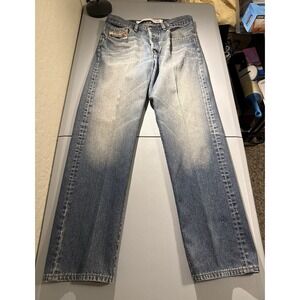 VTG Diesel RR55 Keetar Jeans 32x30 Made In Italy Light Wash Y2K Straight Leg